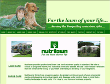 Tablet Screenshot of nutrilawnflorida.com